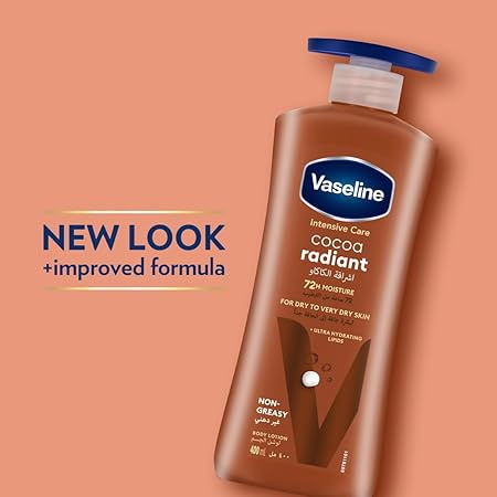  Vaseline Cocoa Radiant Body Lotion,  400ml 