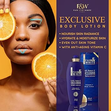  FAIR & WHITE Exclusive Body Lotion with Pure Vitamin C, 500ml / 17fl.oz 