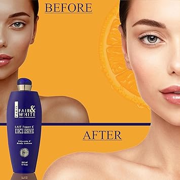  FAIR & WHITE Exclusive Body Lotion with Pure Vitamin C, 500ml / 17fl.oz 