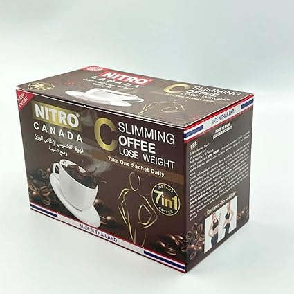  Nitro Canada 7-in-1 Lose weight Slimming Coffee Thailand (12 Sachets) 