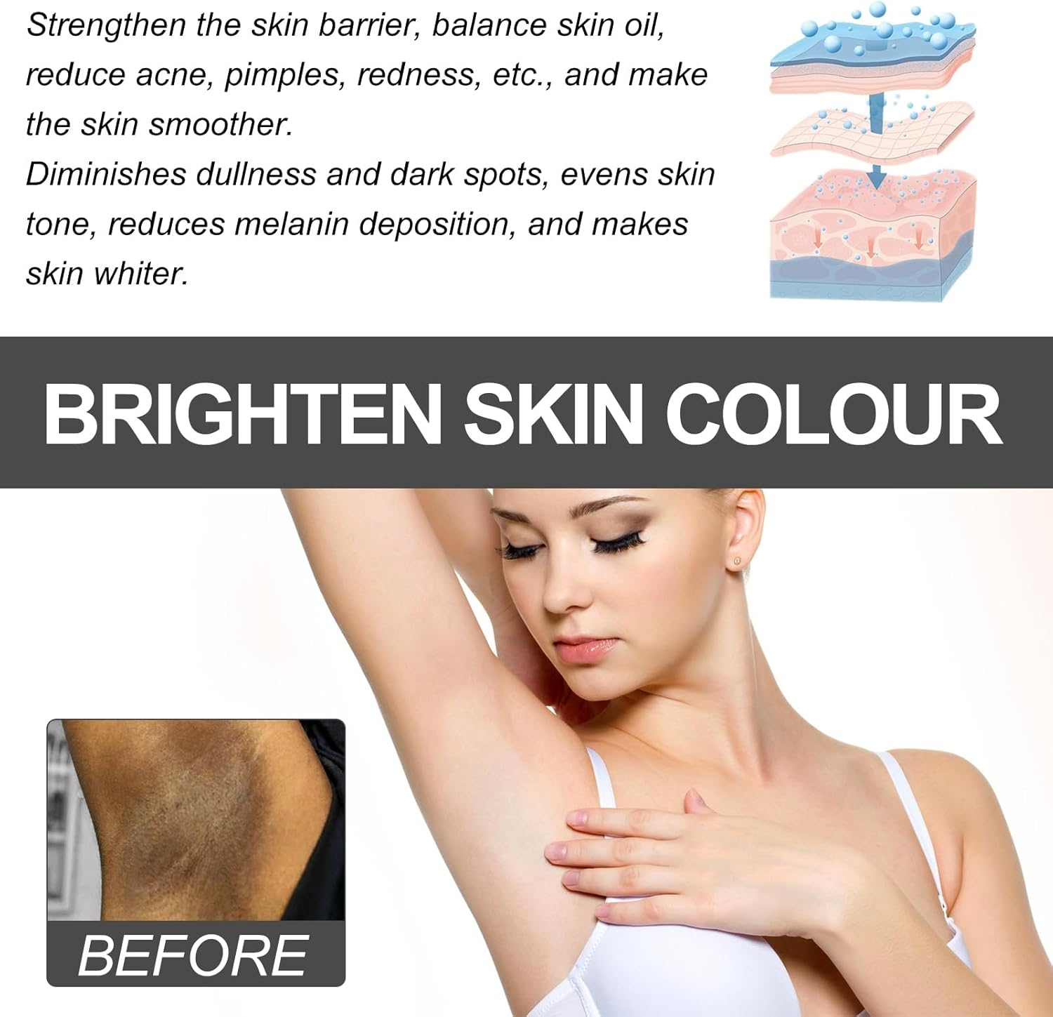  Underarm and Thigh Darkening Cream 30ml 